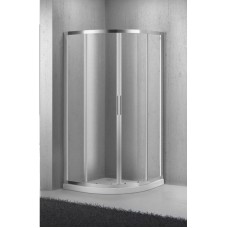 Душевой уголок BelBagno Sela 85х85 см текстурное стекло SELA-R-2-85-Ch-Cr