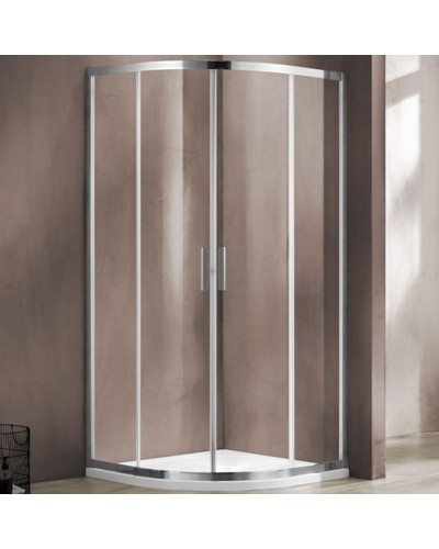 Душевой уголок Vincea Garda 90x90 VSQ-1G900CL профиль Хром стекло прозрачное