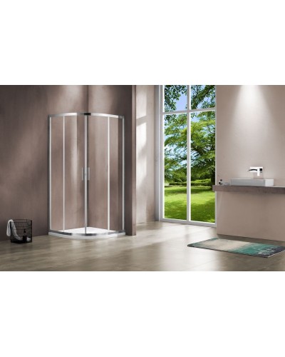 Душевой уголок Vincea Garda 90x90 VSQ-1G900CL профиль Хром стекло прозрачное