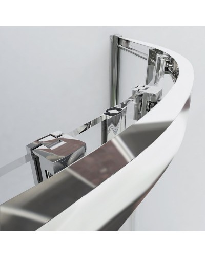 Душевой уголок Vincea Garda 90x90 VSQ-1G900CH профиль Хром стекло шиншилла