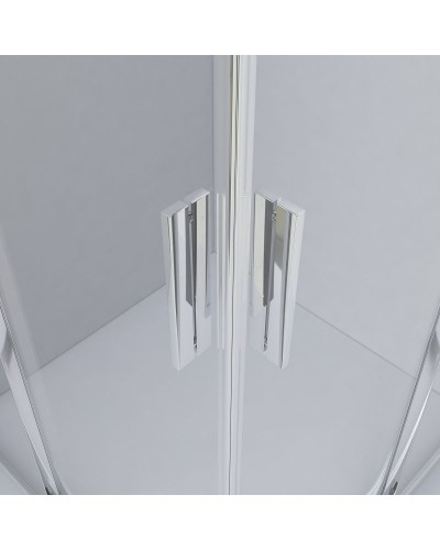 Душевой уголок Vincea Garda 100x100 VSQ-1G100CL профиль Хром стекло прозрачное