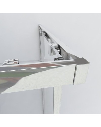 Душевой уголок Vincea Garda VSS-1G800CH 80x80 профиль Хром стекло шиншилла