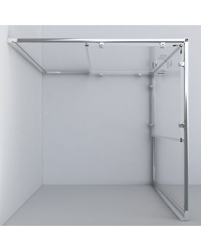 Душевой уголок Vincea Garda VSS-1G900CH 90x90 профиль Хром стекло шиншилла