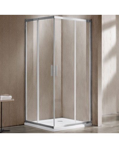 Душевой уголок Vincea Garda VSS-1G8090CL 90х80 профиль Хром стекло прозрачное