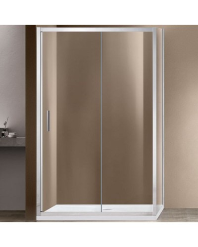 Душевой уголок Vincea Garda 130х90 VSR-1G9013CL профиль Хром стекло прозрачное