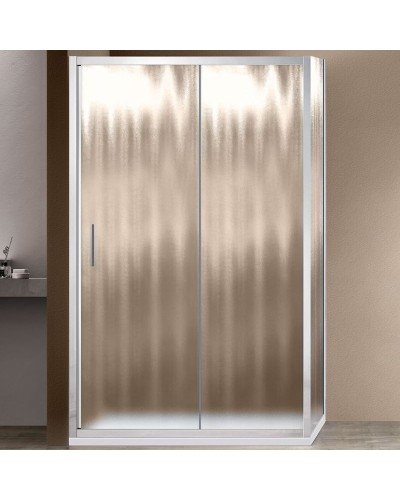 Душевой уголок Vincea Garda 140х100 VSR-1G1014CH профиль Хром стекло шиншилла