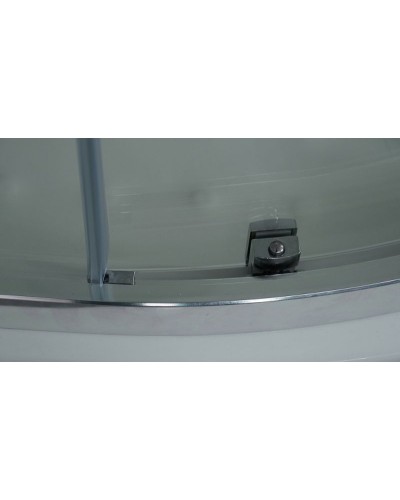 Душевой уголок Timo TL 100x100 TL-1101R профиль Хром стекло прозрачное с рисунком