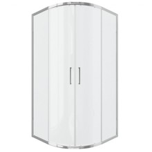 Душевой уголок Bravat Drop 100x100 BS100.1200A профиль Хром стекло прозрачное