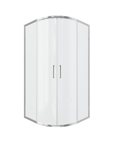 Душевой уголок Bravat Drop 100x100 BS100.1200A профиль Хром стекло прозрачное