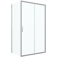 Душевой уголок Bravat Drop 120x80 BS120.3100A профиль Хром стекло прозрачное