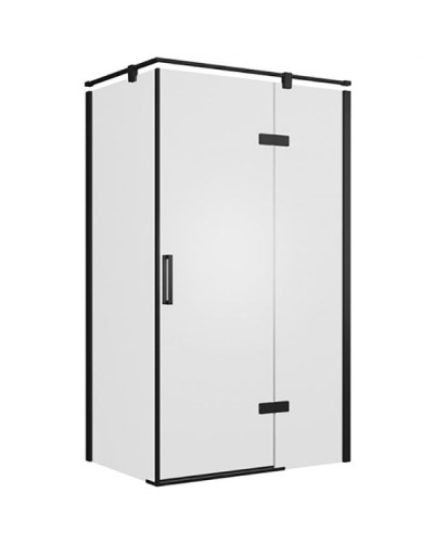 Душевой уголок Bravat Black Line 80x120 BS120.3113AB профиль Черный стекло прозрачное