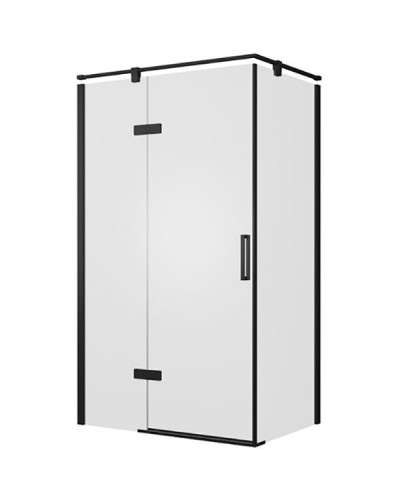 Душевой уголок Bravat Black Line 80x120 BS120.3112AB профиль Черный стекло прозрачное