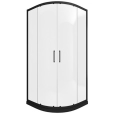 Душевой уголок Bravat Black Line 90x90 BS090.1201B профиль Черный стекло прозрачное