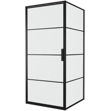 Душевой уголок Bravat Black Line 90x90 BS090.2115B профиль Черный стекло прозрачное