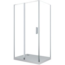 Душевой уголок Cerutti SPA Victoria 120x90 7742 профиль Хром стекло прозрачное