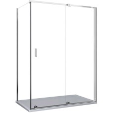 Душевой уголок Cerutti SPA Premiata-8 120x90 профиль Хром стекло прозрачное