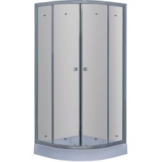 Душевой уголок Timo TL 100x100 TL-1101F профиль Хром стекло матовое