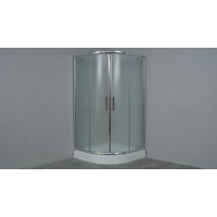 Душевой уголок Timo TL 100x100 TL-1101F профиль Хром стекло матовое