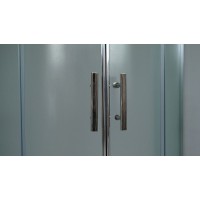 Душевой уголок Timo TL 100x100 TL-1101F профиль Хром стекло матовое
