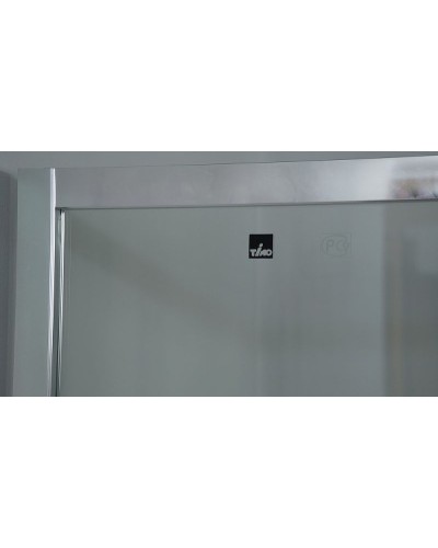 Душевой уголок Timo TL 100x100 TL-1101F профиль Хром стекло матовое