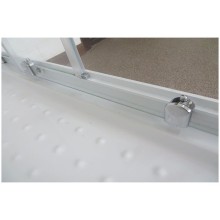 Душевой уголок Royal Bath BP 100х80 RB8100BP-C-R с поддоном профиль Белый стекло матовое