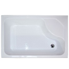 Душевой уголок Royal Bath BP 100х80 RB8100BP-C-R с поддоном профиль Белый стекло матовое