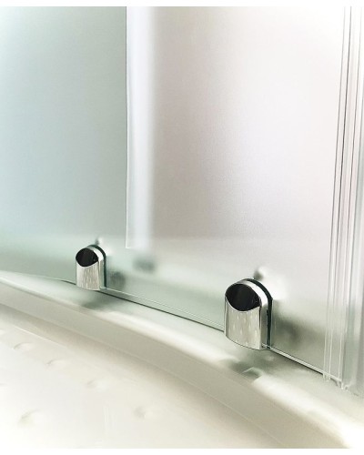 Душевой уголок Royal Bath HK 90х90 RB90HK-C с поддоном профиль Белый стекло матовое