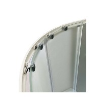 Душевой уголок Royal Bath BK 90х90 RB90BK-C с поддоном профиль Белый стекло матовое