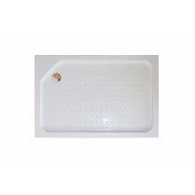 Душевой уголок Royal Bath HP 120х80 RB8120HP-C-L с поддоном профиль Белый стекло матовое