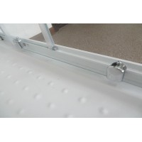 Душевой уголок Royal Bath BP 100х80 RB8100BP-T-R с поддоном профиль Белый стекло прозрачное