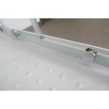 Душевой уголок Royal Bath BP 100х80 RB8100BP-T-R с поддоном профиль Белый стекло прозрачное