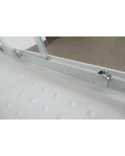 Душевой уголок Royal Bath BP 100х80 RB8100BP-T-L с поддоном профиль Белый стекло прозрачное