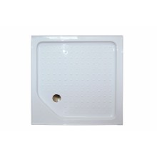 Душевой уголок Royal Bath HP 80х80 RB80HP-T с поддоном профиль Белый стекло прозрачное