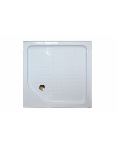 Душевой уголок Royal Bath HP 80х80 RB80HP-T с поддоном профиль Белый стекло прозрачное