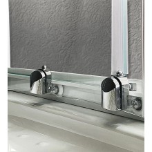 Душевой уголок Royal Bath HK 100х100 RB100HK-T с поддоном профиль Белый стекло прозрачное