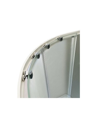 Душевой уголок Royal Bath HK 100х100 RB100HK-C с поддоном профиль Белый стекло матовое