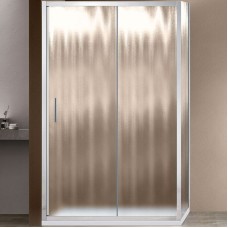 Душевой уголок Vincea Garda 110х80 VSR-1G8011CH профиль Хром стекло шиншилла