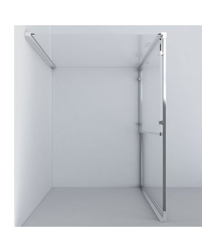 Душевой уголок Vincea Garda 110х90 VSR-1G9011CL профиль Хром стекло прозрачное