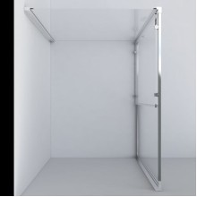 Душевой уголок Vincea Garda 110х100 VSR-1G1011CL профиль Хром стекло прозрачное