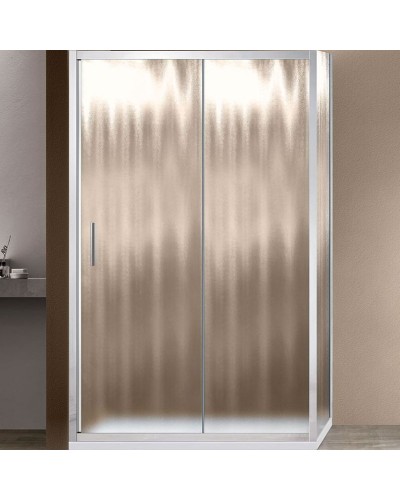 Душевой уголок Vincea Garda 110х100 VSR-1G1011CH профиль Хром стекло шиншилла