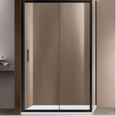 Душевой уголок Vincea Garda 130х90 VSR-1G9013CLB профиль Черный стекло прозрачное