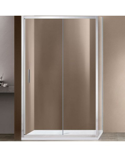 Душевой уголок Vincea Garda 150х80 VSR-1G8015CL профиль Хром стекло прозрачное