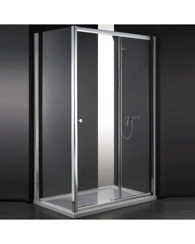 Душевой уголок Cezares ANIMA-W-AH-1-120/90-C-Cr профиль Хром стекло прозрачное