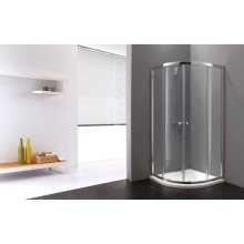 Душевой уголок Cezares Anima R-2 100x100 ANIMA-W-R-2-100-C-Cr-IV IV профиль Хром стекло прозрачное