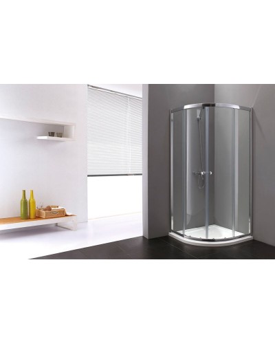 Душевой уголок Cezares Anima R-2 100x100 ANIMA-W-R-2-100-C-Cr-IV IV профиль Хром стекло прозрачное