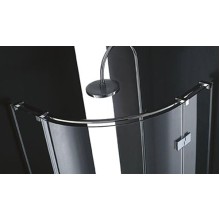 Душевой уголок Cezares Bergamo R-1 Arco 100x100 BERGAMO-W-R-1-100-ARCO-C-Cr-L-IV IV профиль Хром стекло прозрачное