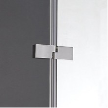 Душевой уголок Cezares Bergamo R-1 Arco 100x100 BERGAMO-W-R-1-100-ARCO-C-Cr-L-IV IV профиль Хром стекло прозрачное