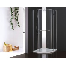 Душевой уголок Cezares BERGAMO-W-RH-1-120/100-ARCO-C-Cr-L-IV IV профиль Хром стекло прозрачное