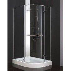 Душевой уголок Cezares BERGAMO-W-RH-1-120/100-ARCO-C-Cr-R-IV IV профиль Хром стекло прозрачное