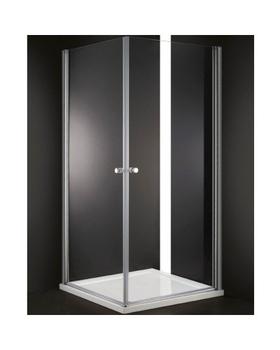 Душевой уголок Cezares Elena A-2 90x90 ELENA-W-A-2-90-C-Cr профиль Хром стекло прозрачное